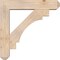 Ekena Millwork Merced Craftsman Smooth Bracket w/ Offset Brace, Douglas Fir, 7 1/2"W x 36"D x 36"H BKT0806X36X36MRC04SDF - alternate 3